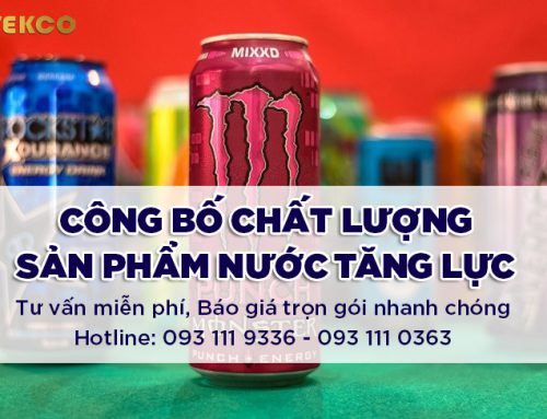 Tư vấn Kiểm nghiệm và Công bố chất lượng Nước Tăng lực