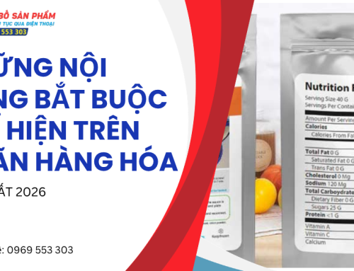 Những nội dung bắt buộc thể hiện trên nhãn hàng hóa MỚI NHẤT
