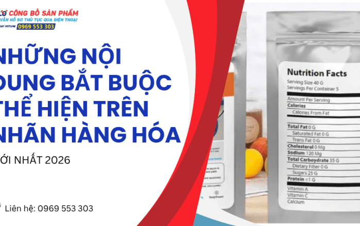 Những nội dung bắt buộc thể hiện trên nhãn hàng hóa MỚI NHẤT