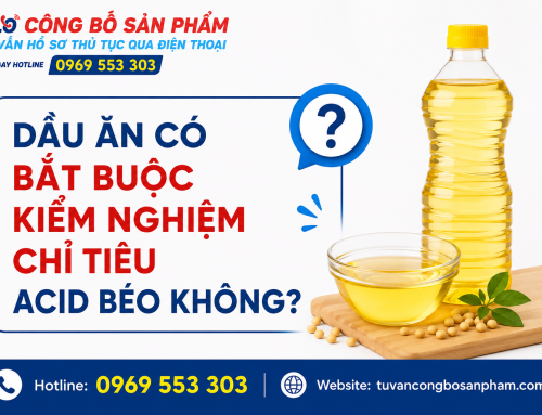 Dầu ăn có bắt buộc kiểm nghiệm chỉ tiêu acid béo không?