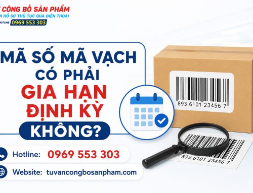 Mã số mã vạch có phải gia hạn định kỳ không?