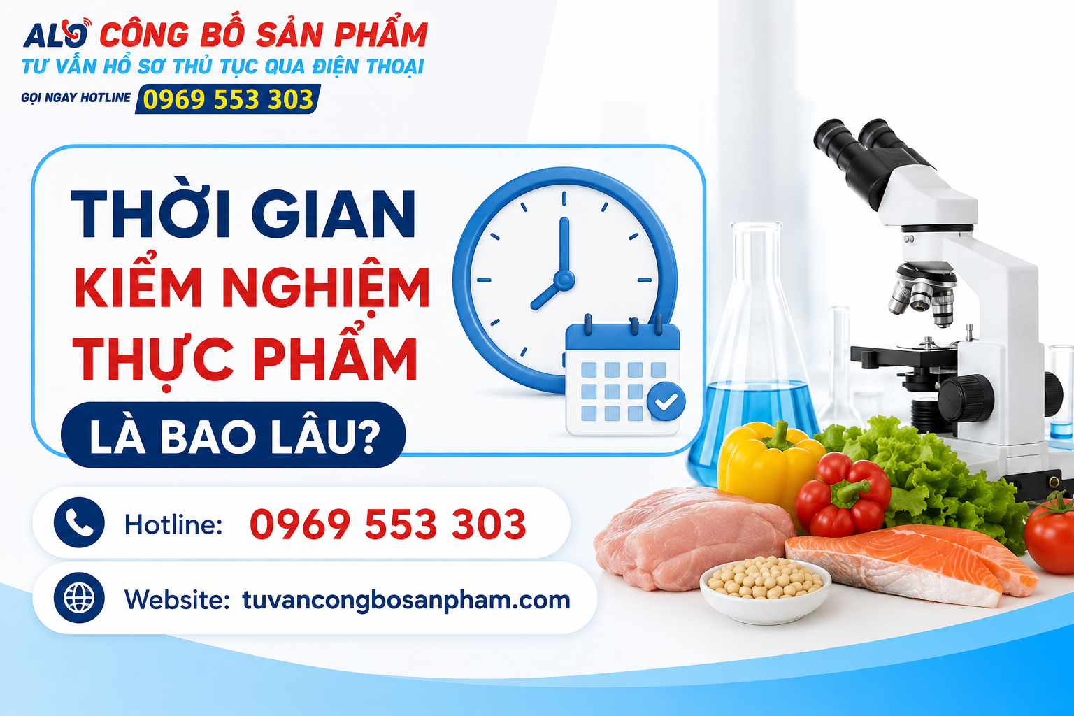 Thời gian kiểm nghiệm thực phẩm là bao lâu?