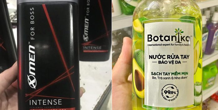 Thu hồi lô sữa tắm X-Men for Boss Intense và nước rửa tay Botanika do sai khác hồ sơ công bố