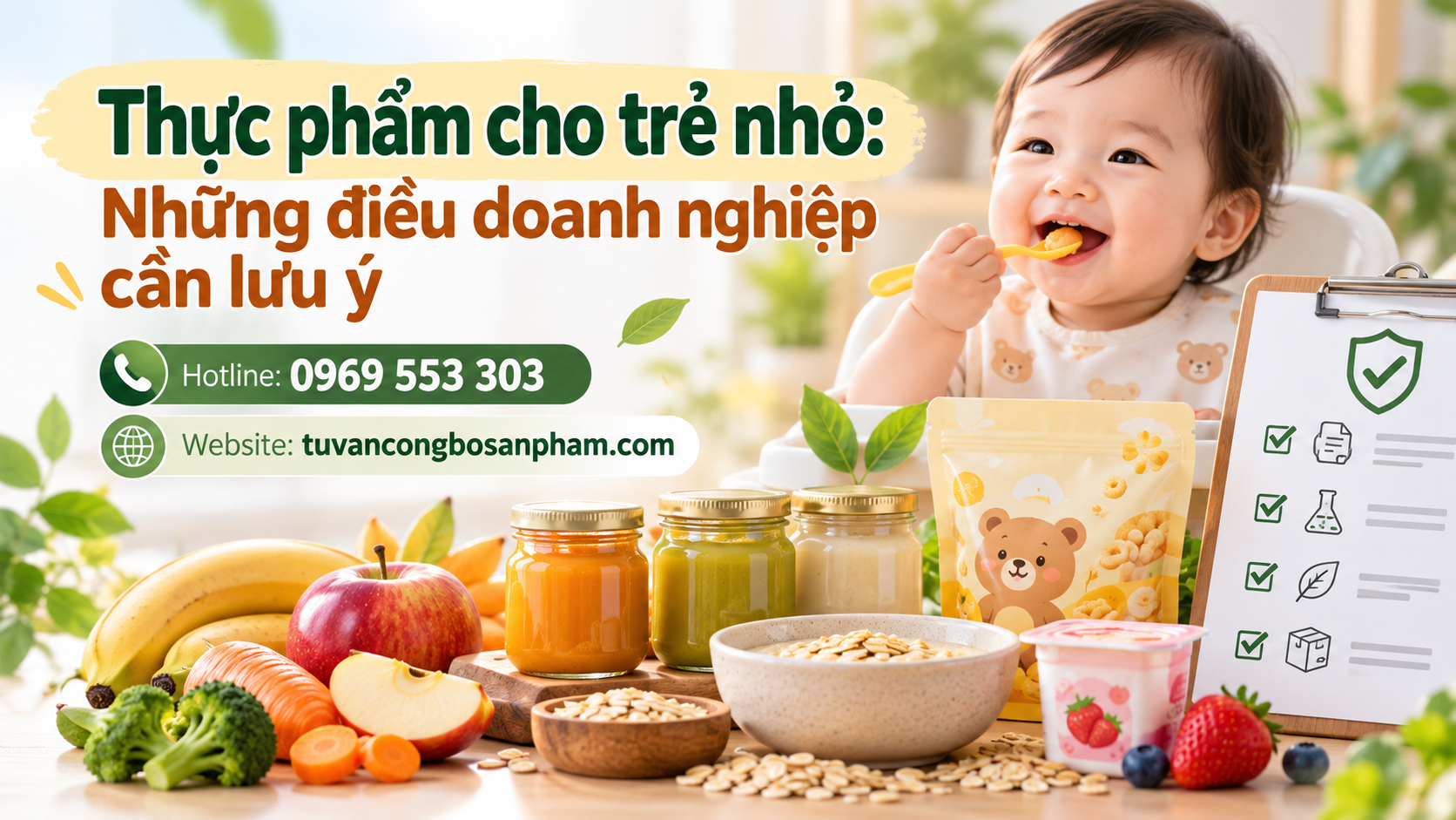 Thực phẩm cho trẻ nhỏ: Những điều doanh nghiệp cần lưu ý